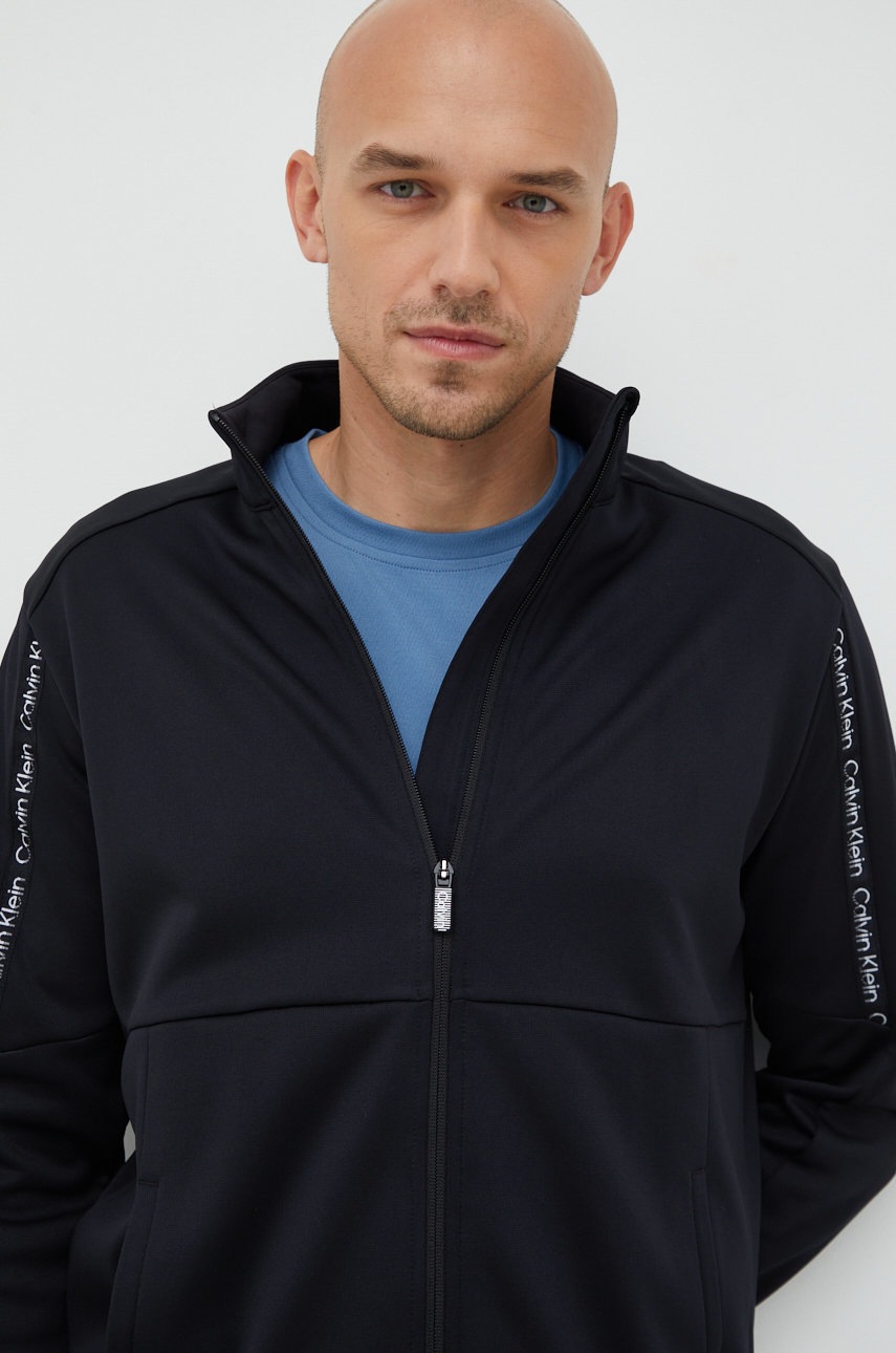 

Суичър за трениране Calvin Klein Performance Active Icon в черно с принт, Черен