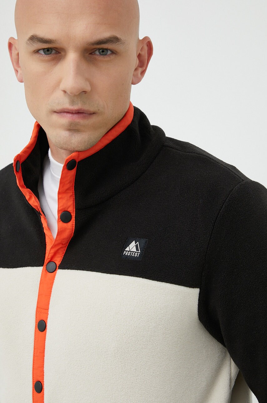 Protest hanorac prthanford fleece barbati, culoarea bej, modelator