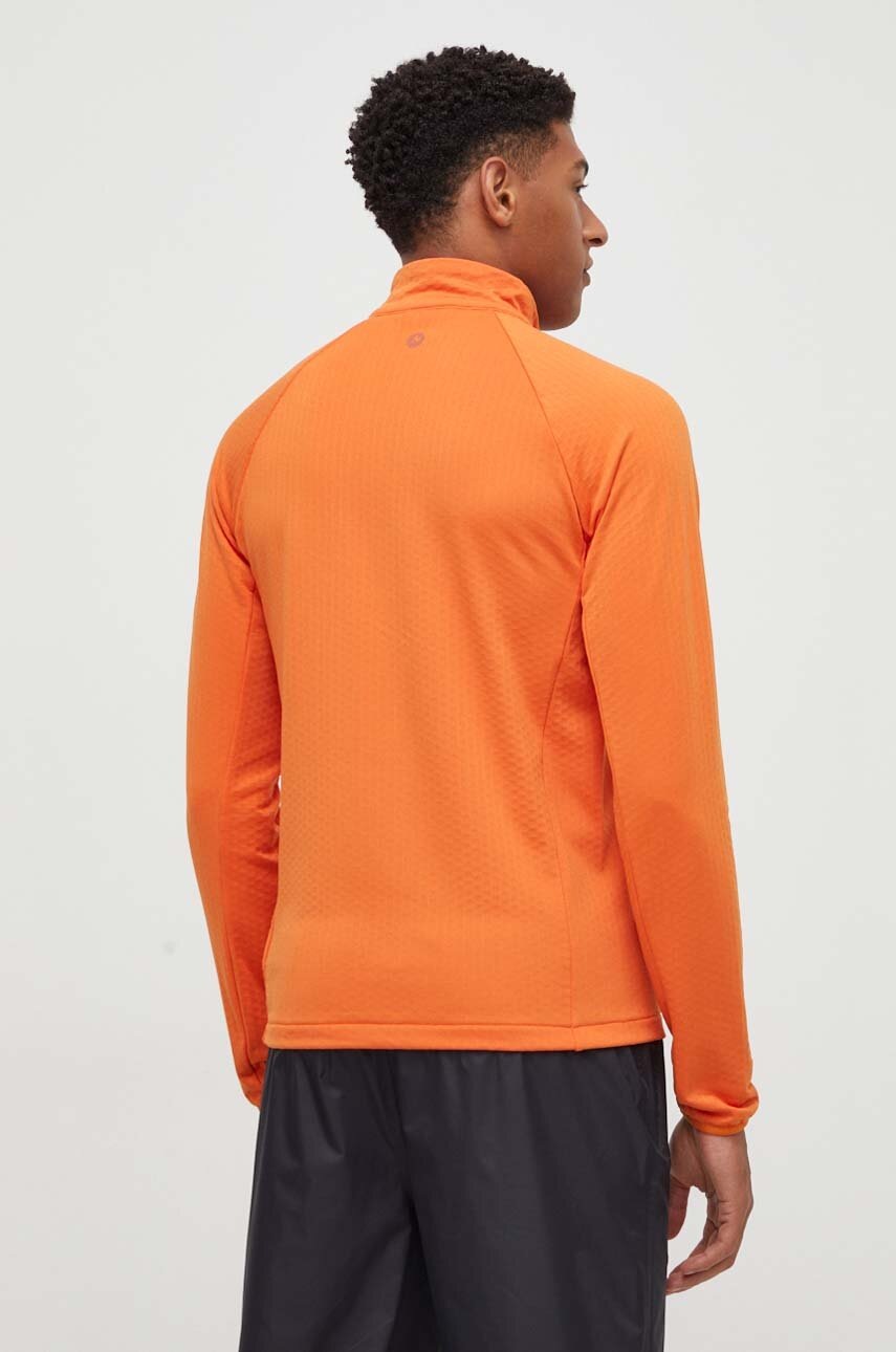 Marmot sportos pulóver Leconte Fleece narancssárga, férfi, sima termék 2. képe