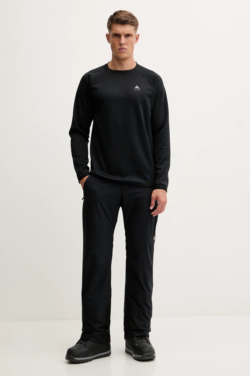 Спортивная кофта Burton Crown мужская цвет чёрный с аппликацией