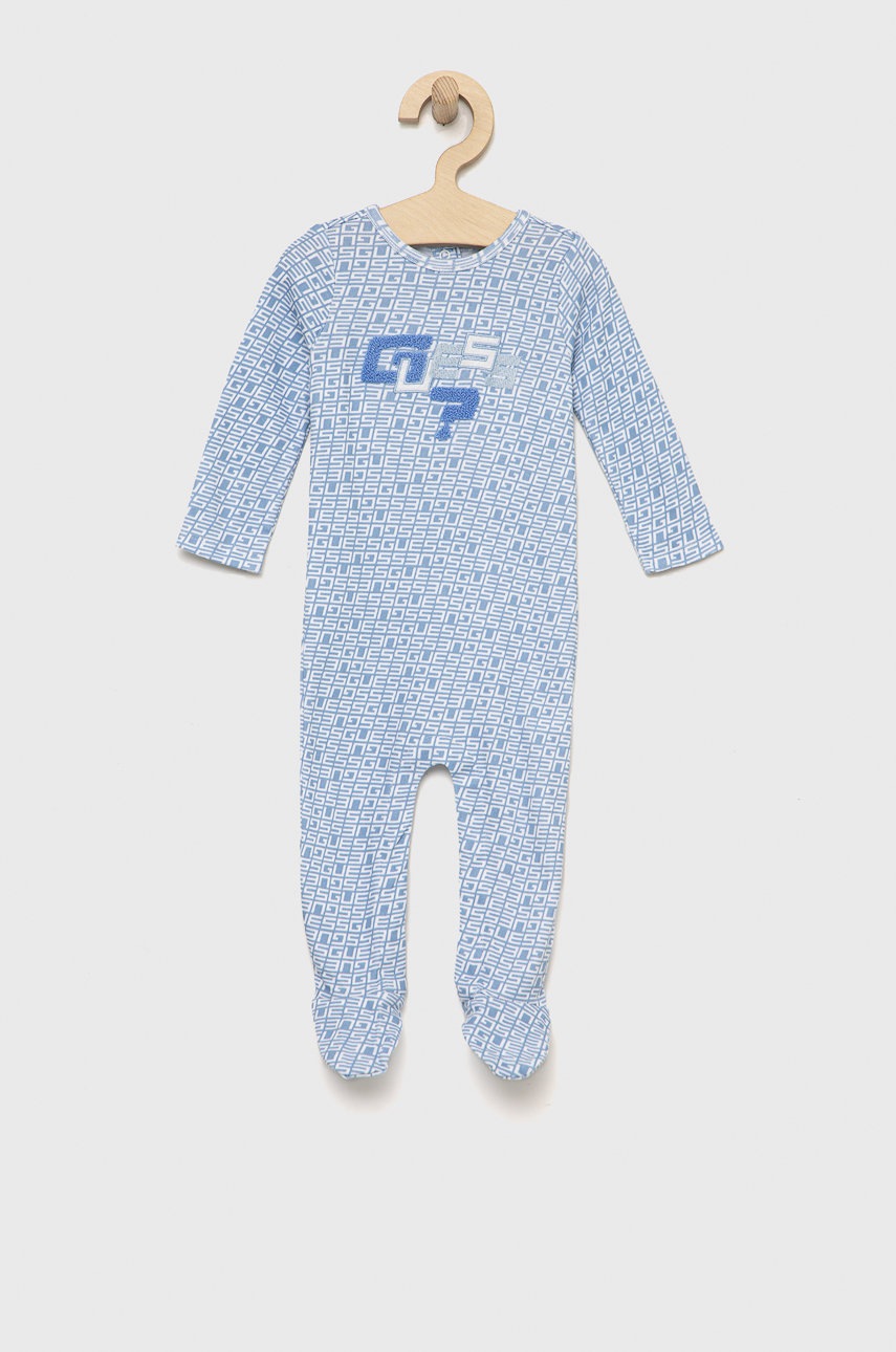 

Guess Бебешки памучни ританки, Син