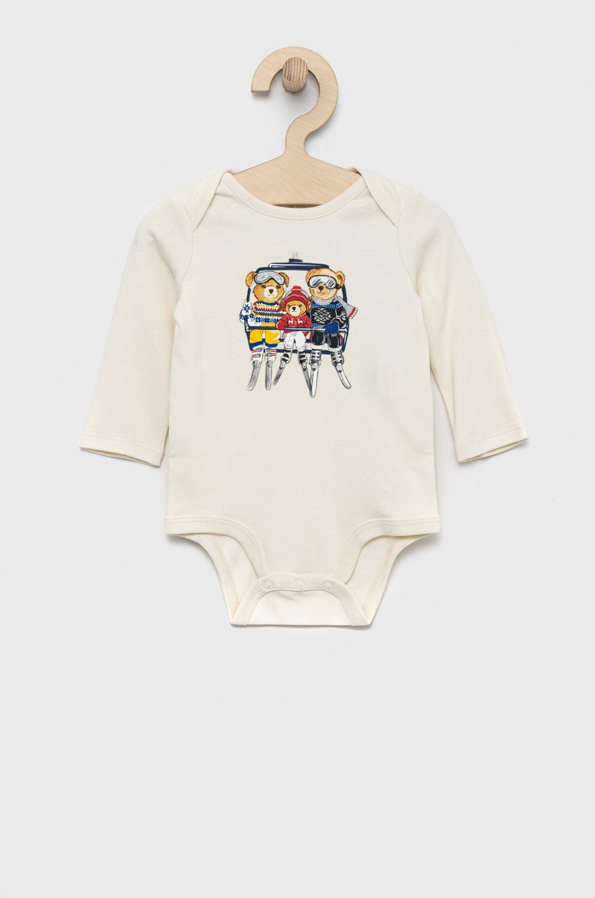 

Детское боди из хлопка Polo Ralph Lauren