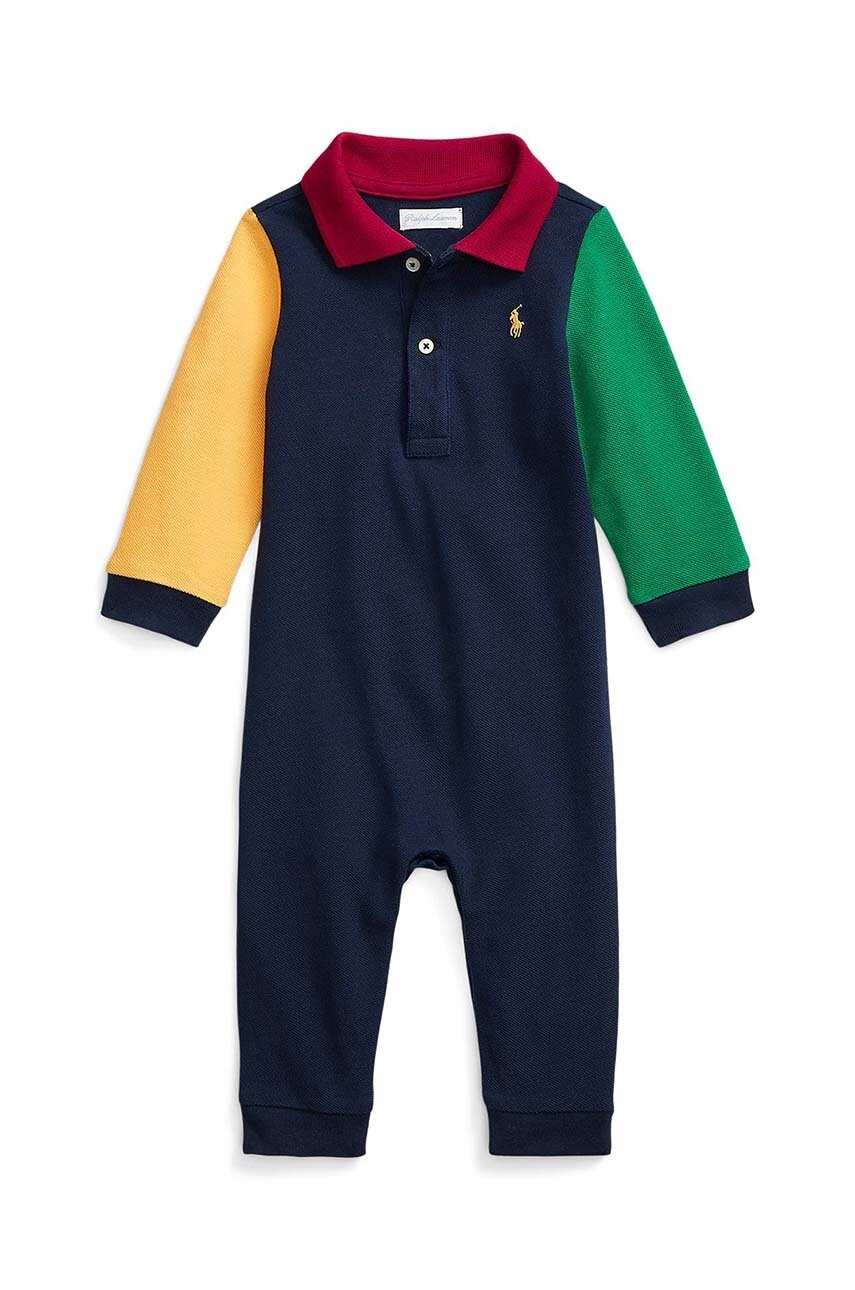 

Polo Ralph Lauren Бебешки памучни ританки, Тъмносин