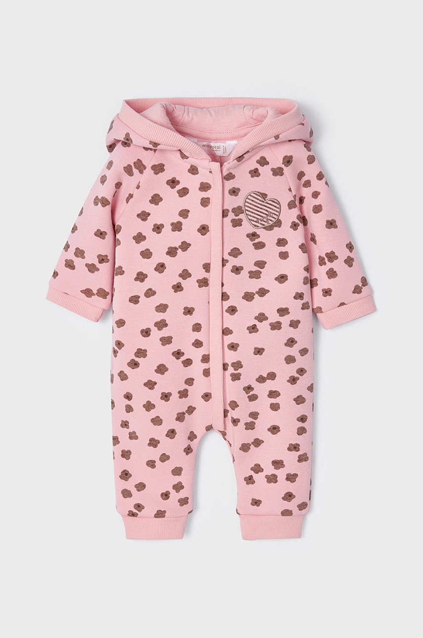 

Mayoral Newborn Бебешки къс гащеризон, Розов