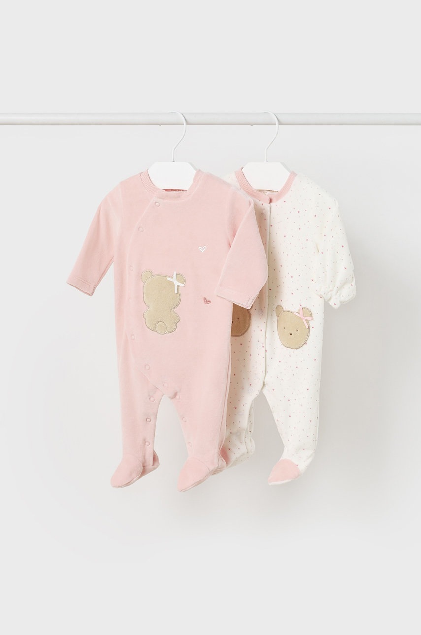 

Mayoral Newborn Бебешки ританки (2 чифта), Розов