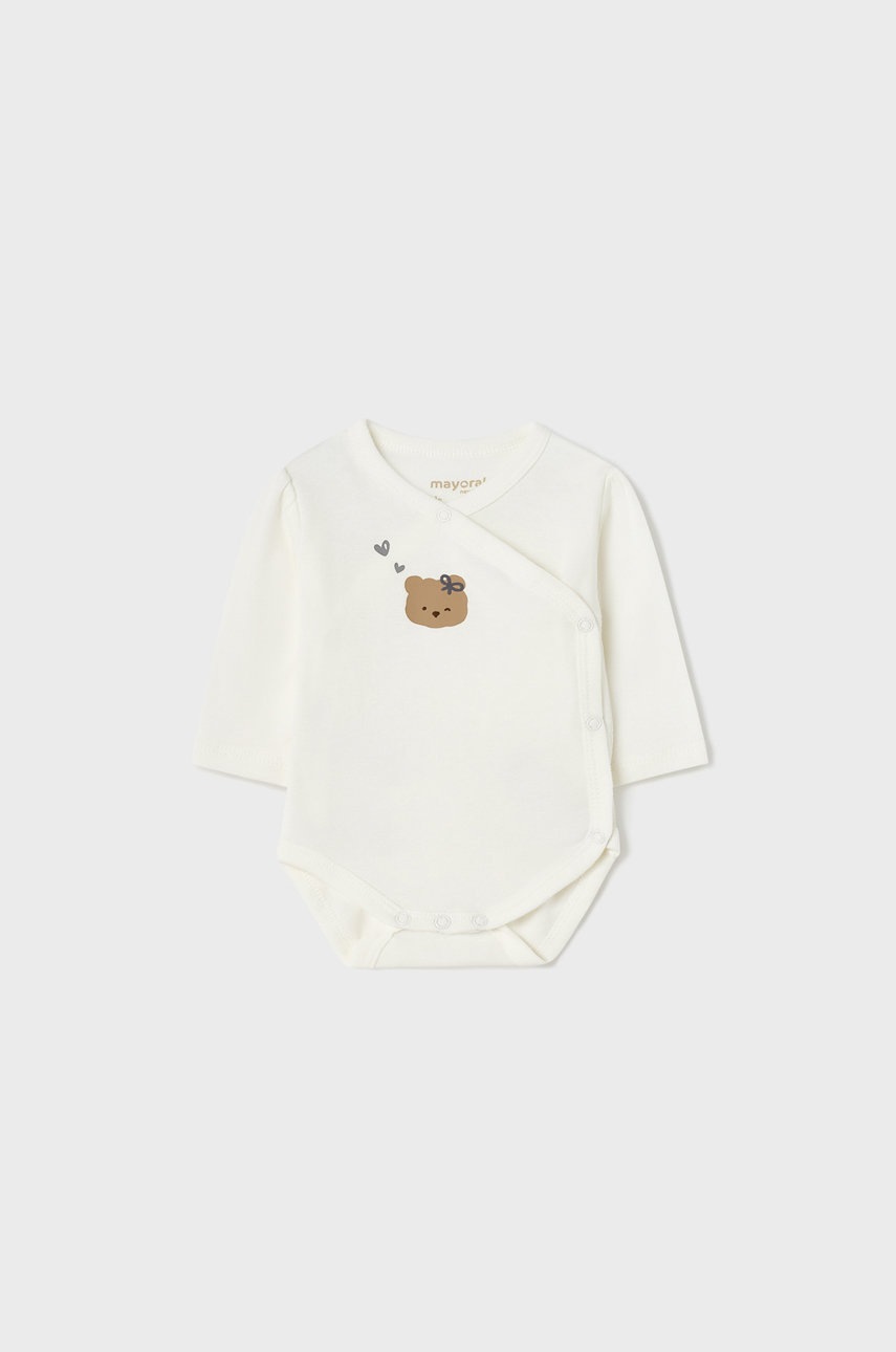 

Mayoral Newborn Бебешко боди от памук (2 броя), Бежов