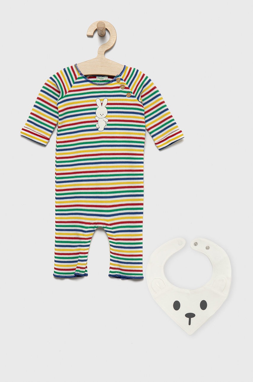 United Colors of Benetton Хлопковый комбинезон для младенцев United Colors of Benetton Хлопковый комбинезон для младенцев