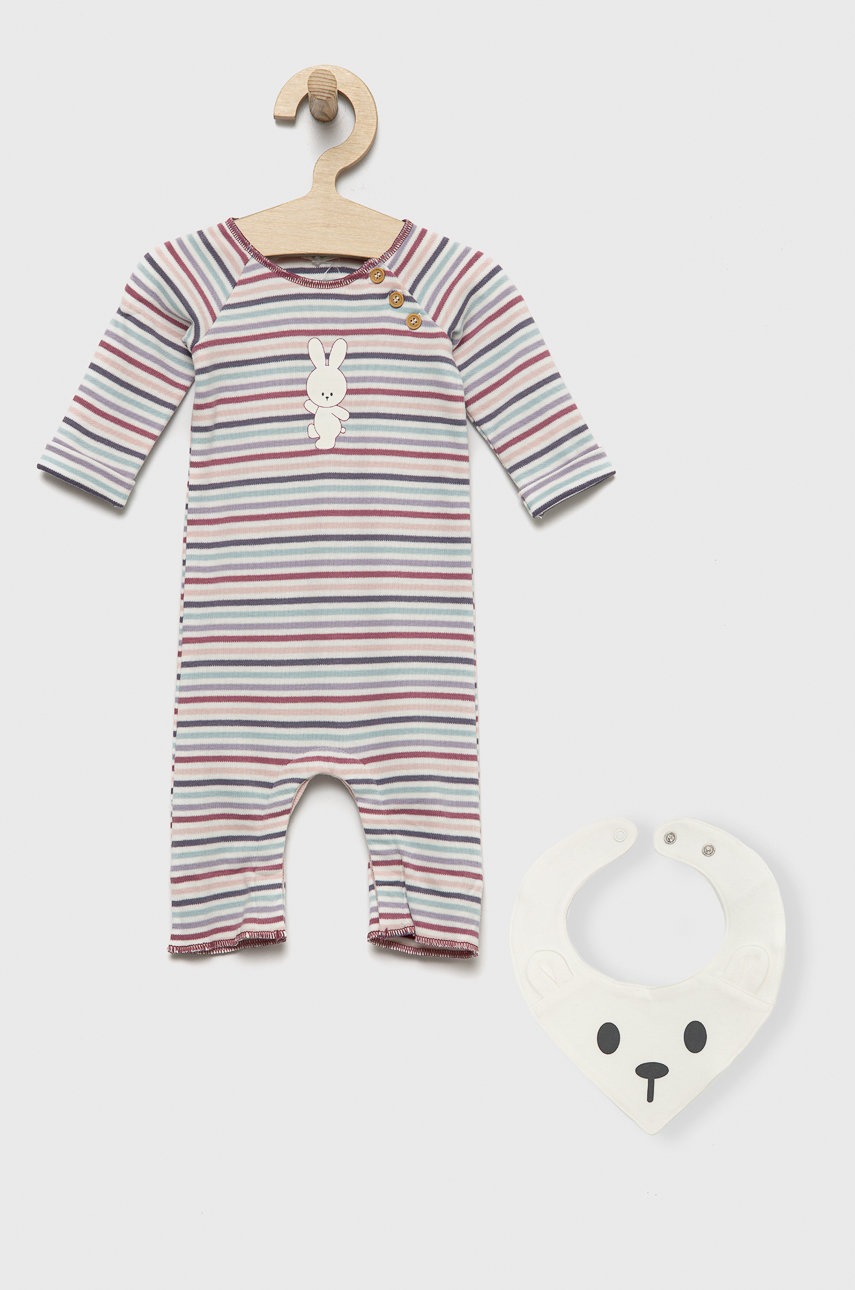 United Colors of Benetton Дитячі бавовняні повзунки United Colors of Benetton Дитячі бавовняні повзунки