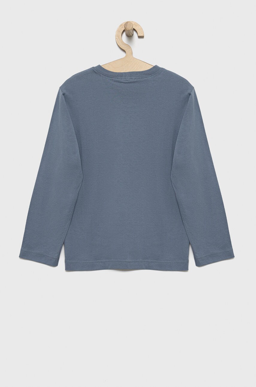 

Хлопковый детский лонгслив United Colors of Benetton с принтом