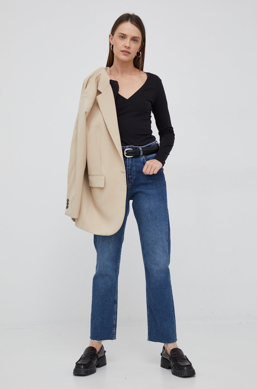 

Лонгслів Vero Moda жіночий колір чорний