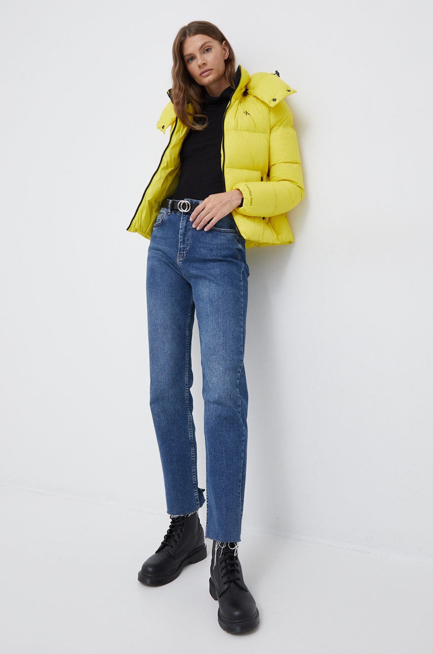 

Лонгслив Vero Moda женский цвет чёрный с гольфом