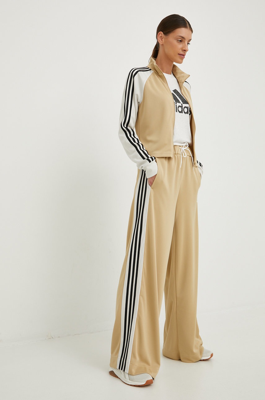 

Лонгслив adidas Performance женский цвет белый