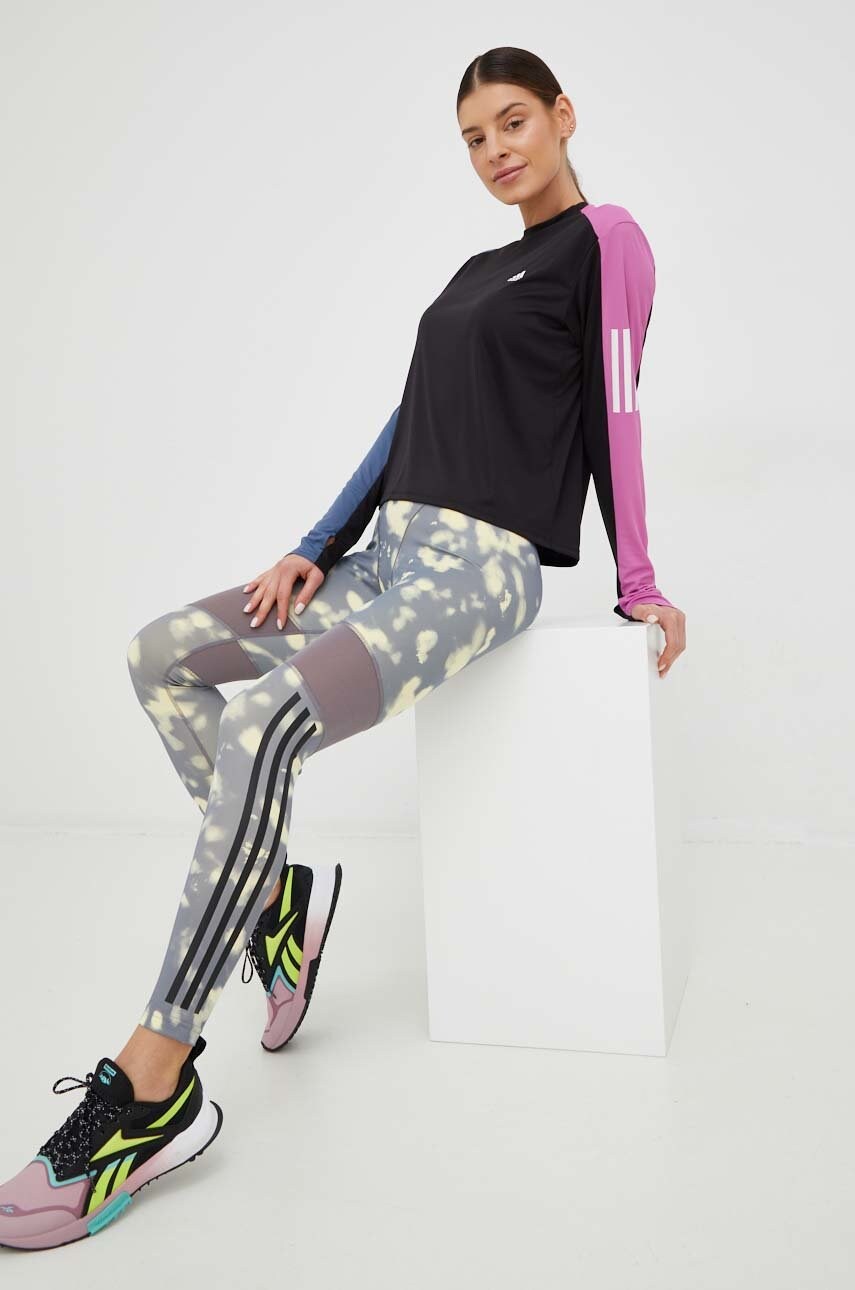 

Лонгслив для бега adidas Performance Own the Run цвет чёрный