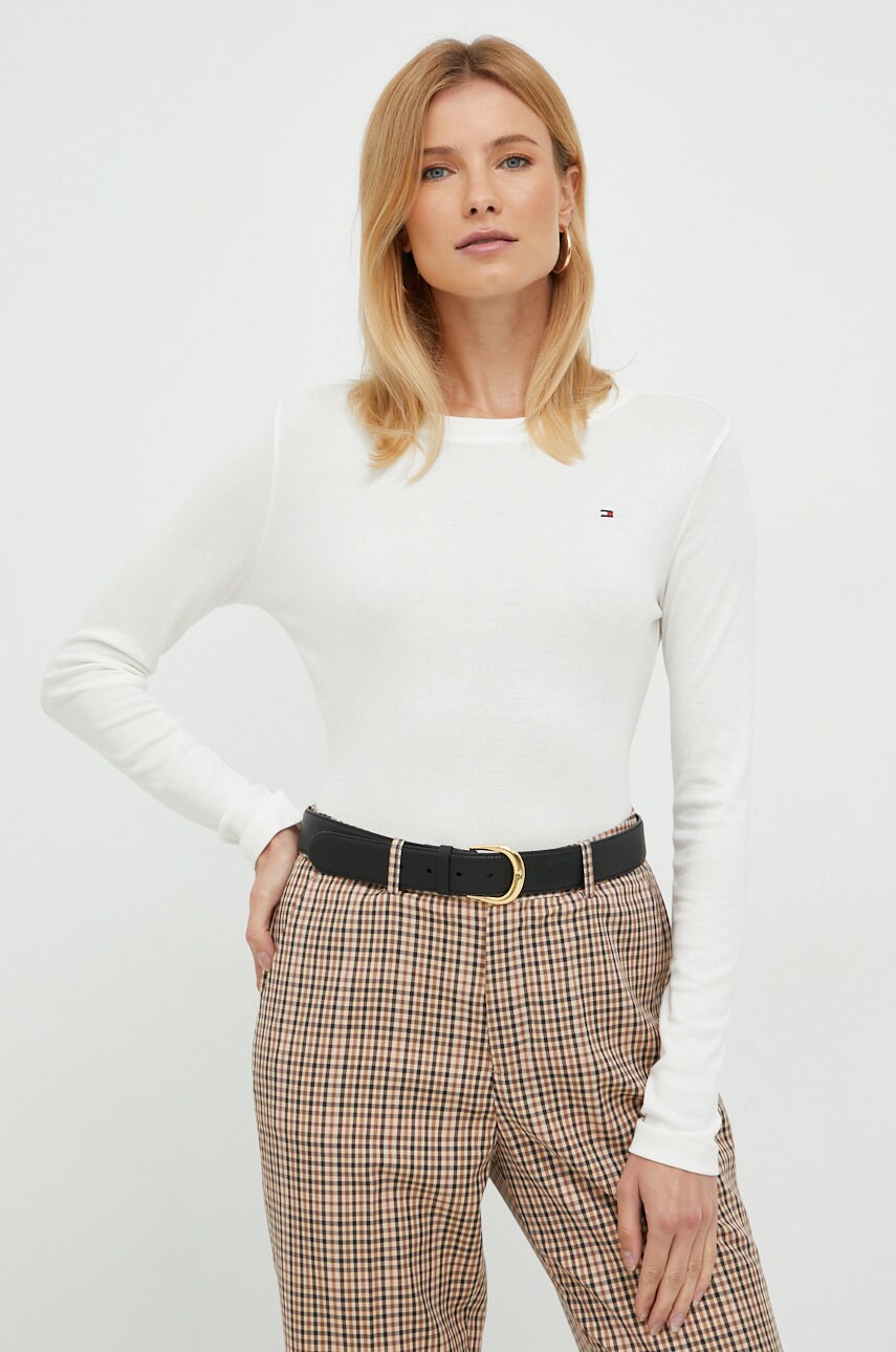

Блуза с дълги ръкави Tommy Hilfiger в бяло, Бял