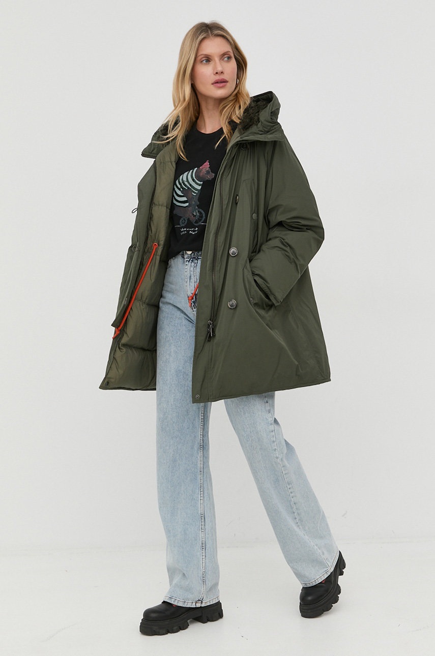 

Лонгслів Weekend Max Mara жіночий колір чорний