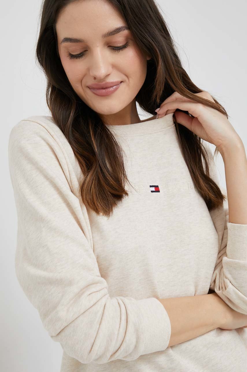 

Суичър Tommy Hilfiger в сиво, Бежов