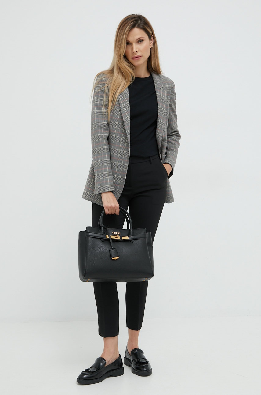 

Лонгслив Trussardi женский цвет чёрный