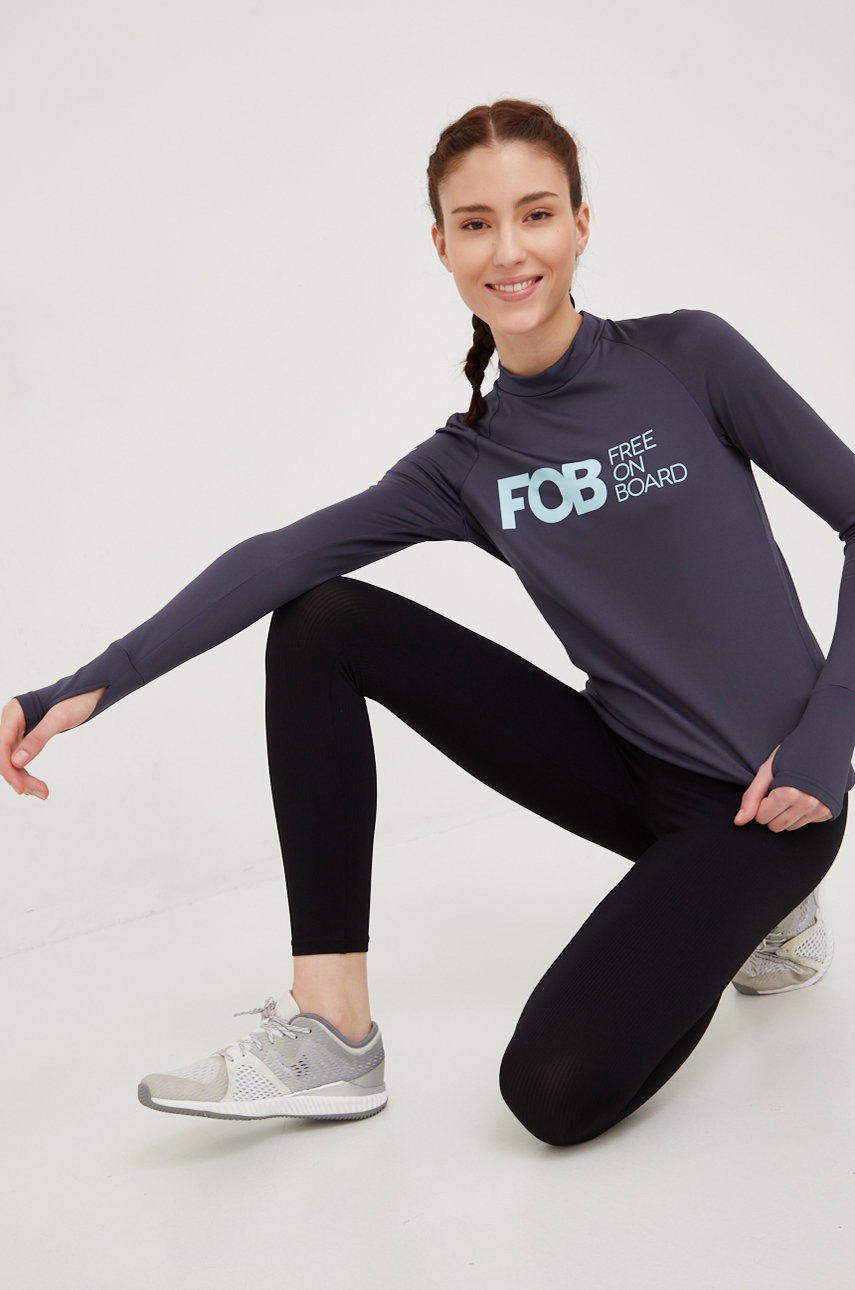 

Функционална блуза с дълги ръкави 4F, Син