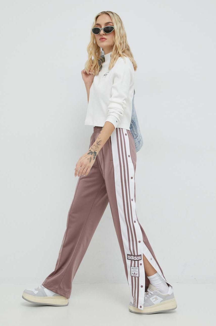 

лонгслів Tommy Jeans жіночий колір бежевий півгольф