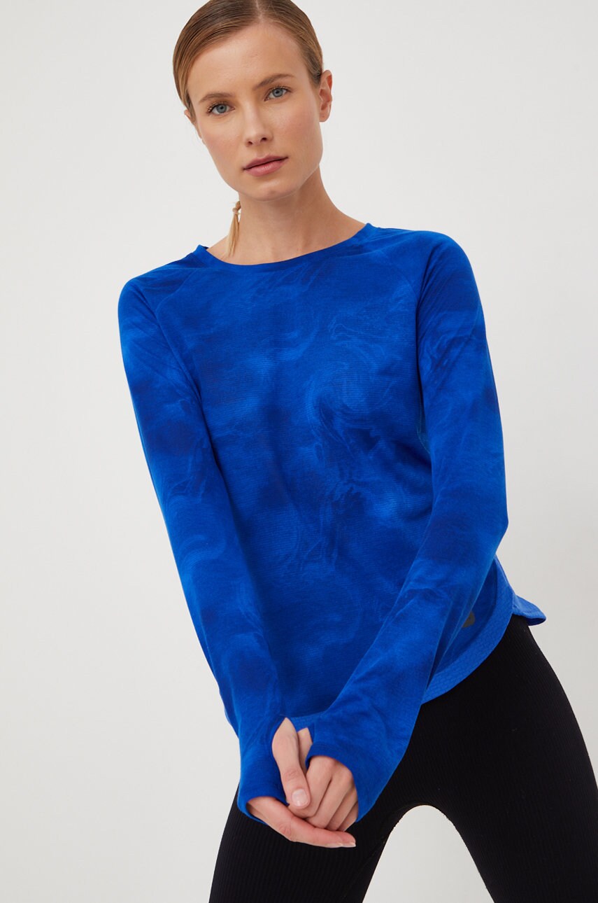 Under armour longsleeve pentru alergare run anywhere culoarea albastru marin