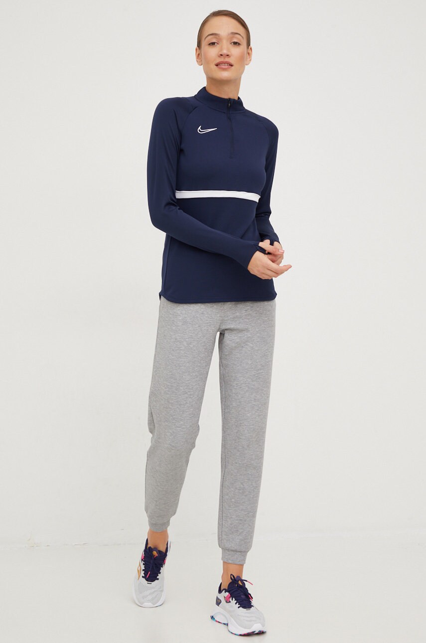 

Лонгслив для тренировок Nike Dri-fit Academy цвет синий
