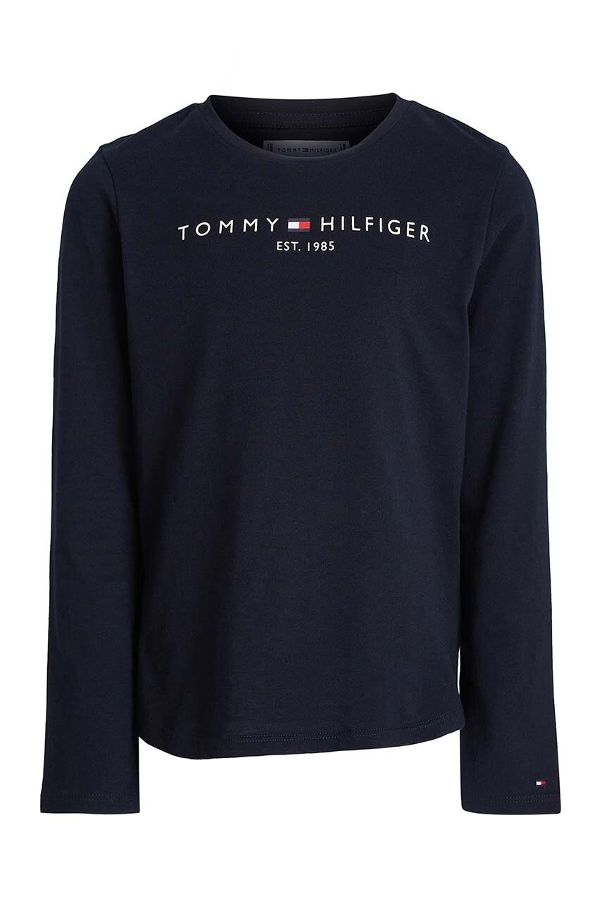 

Детска блуза с дълги ръкави Tommy Hilfiger в тъмносиньо, Тъмносин