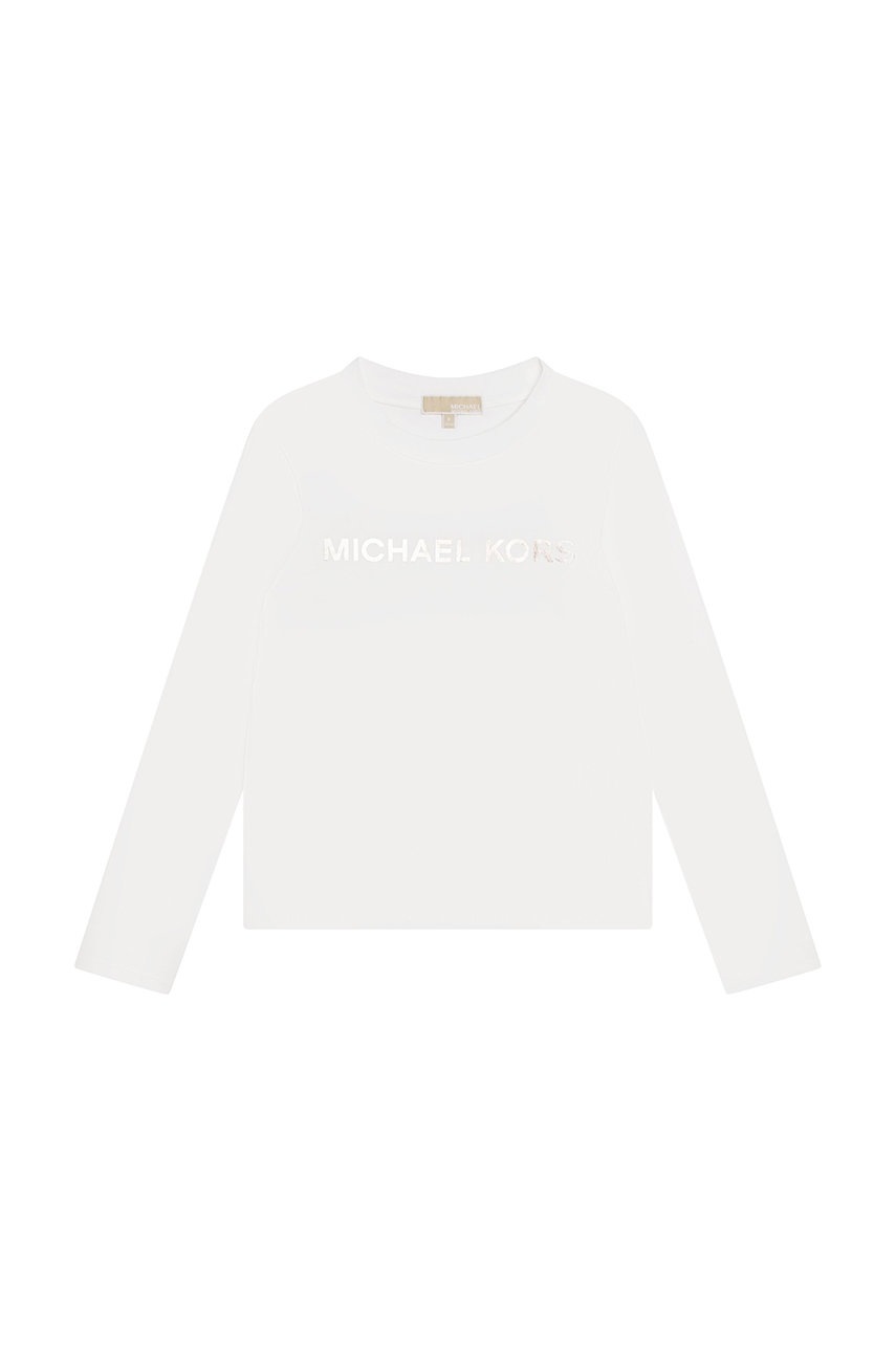 

Детска блуза с дълги ръкави Michael Kors в бяло, Бял