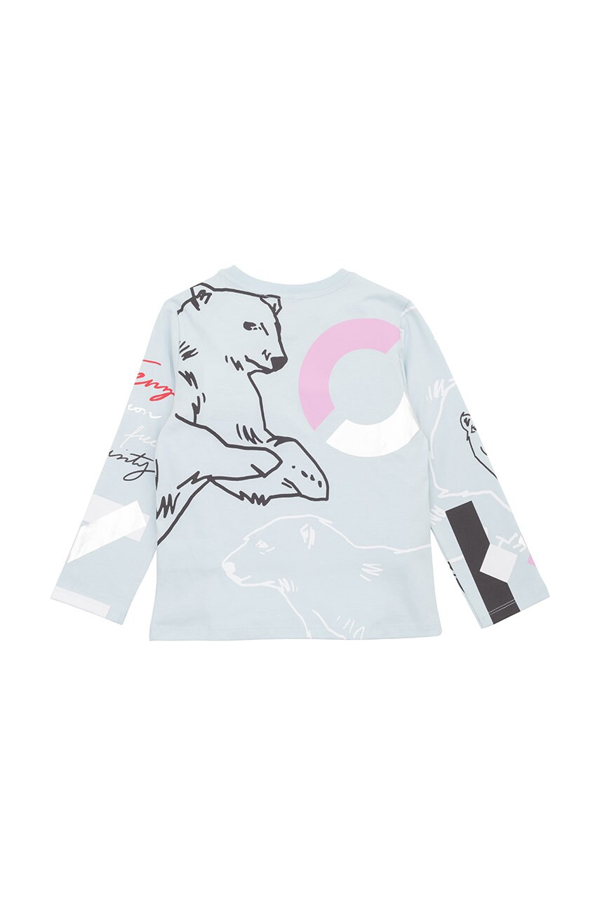 

Дитячий бавовняний лонгслів Kenzo Kids