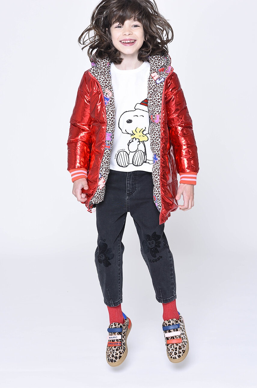

Детска блуза с дълги ръкави Marc Jacobs X The Peanuts в бяло, Бял