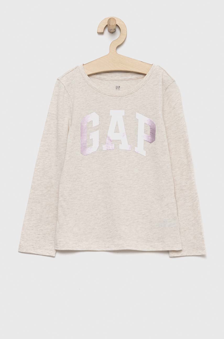 

Детска блуза с дълги ръкави GAP (2 броя) в лилаво, Виолетов