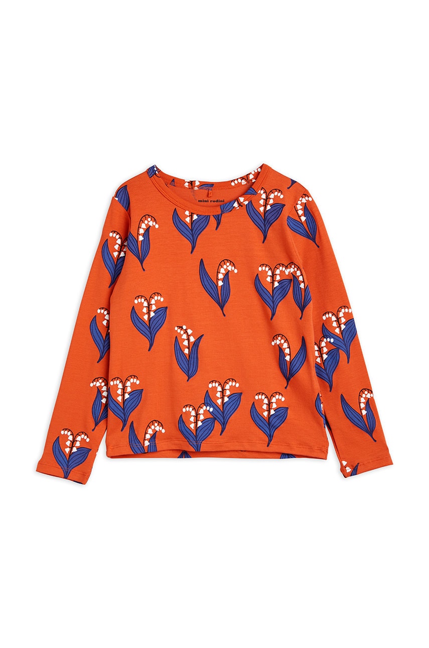 Mini rodini longsleeve copii culoarea rosu, modelator