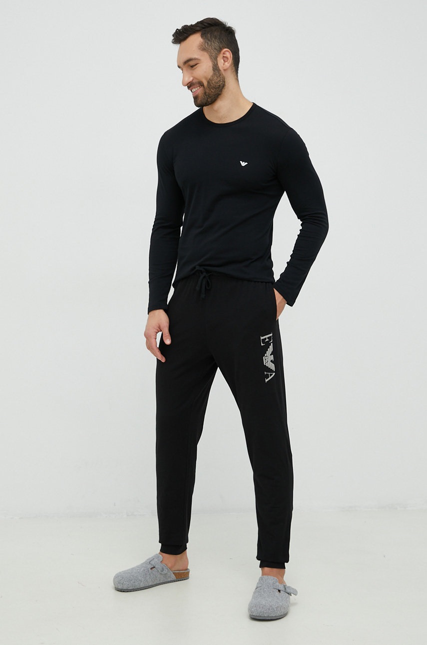 

Emporio Armani Underwear колір чорний однотонний