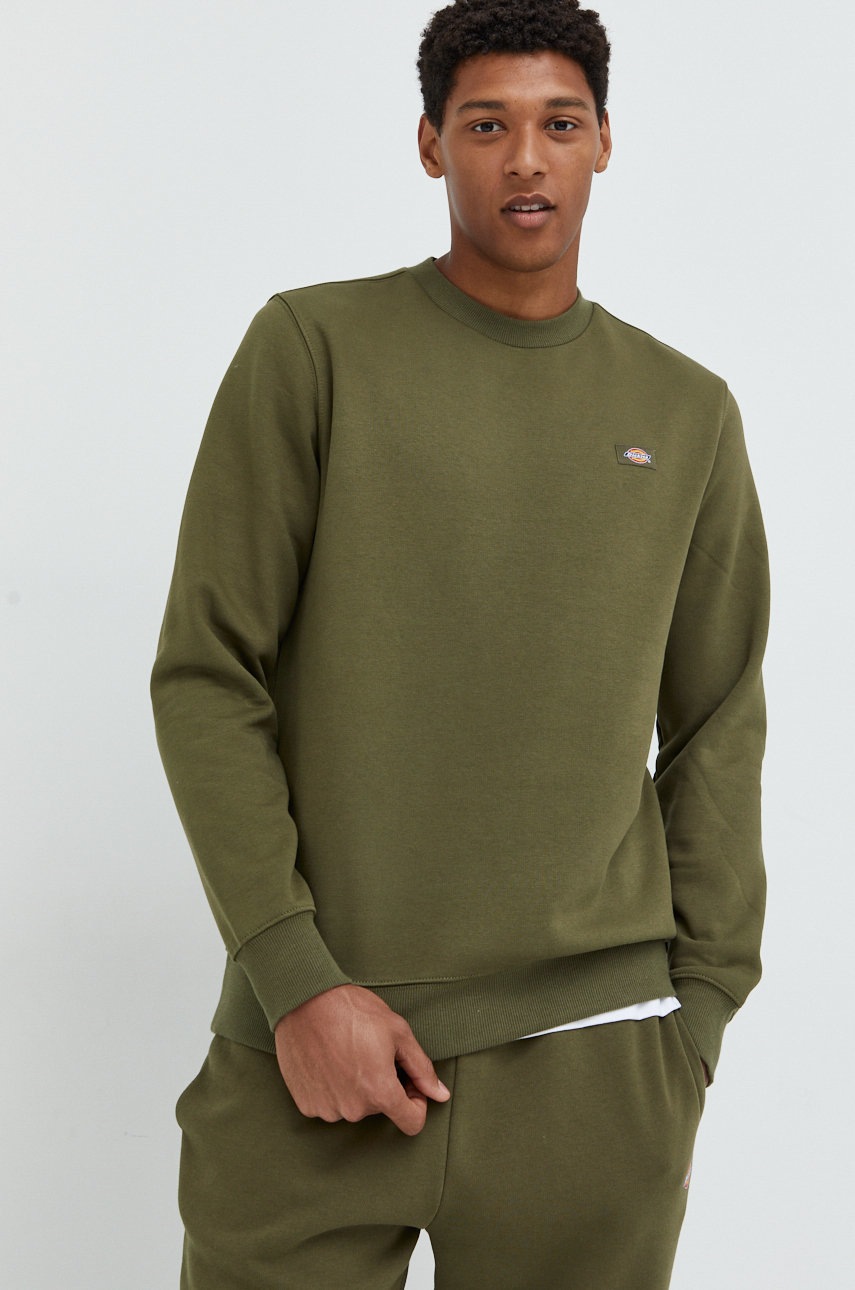 

Суичър Dickies в зелено с изчистен дизайн, Зелен
