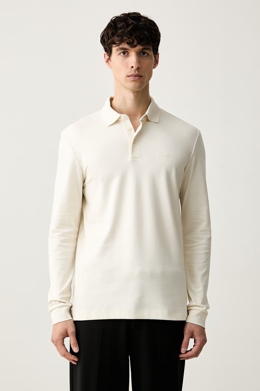 BOSS polo swetrowe męskie bawełniane Pado 30