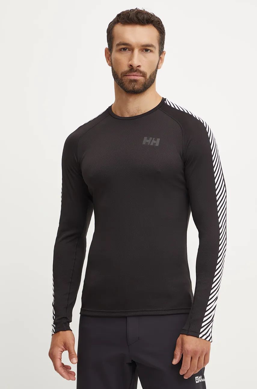 Helly Hansen longsleeve funcțional Lifa Active culoarea negru, 49412