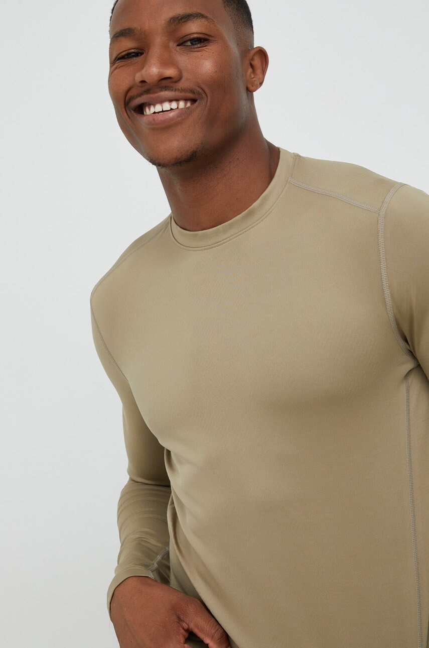 Under armour longsleeve funcțional tactical culoarea verde, neted