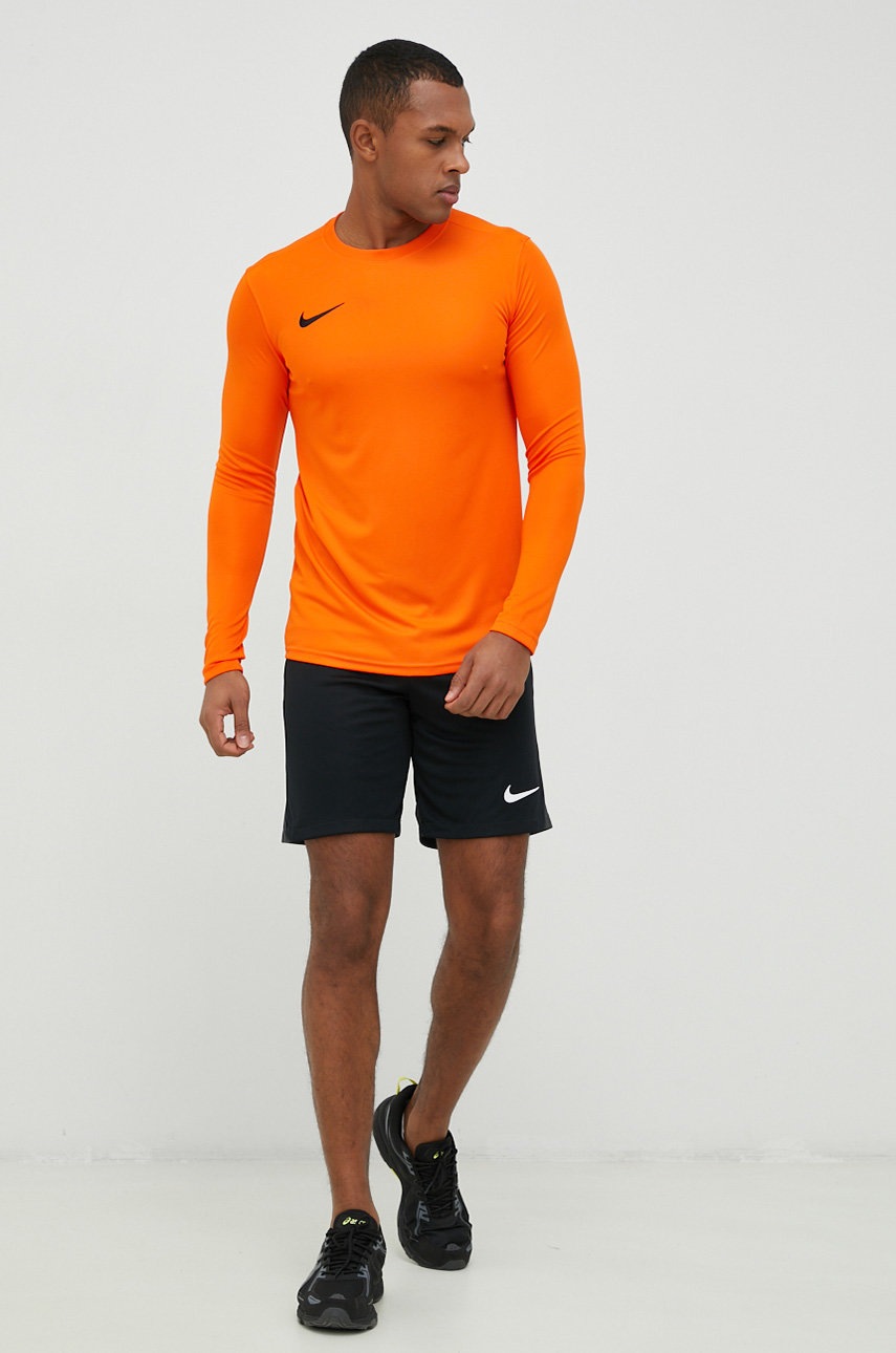 

Лонгслів для тренувань Nike Park Vii колір помаранчевий однотонний