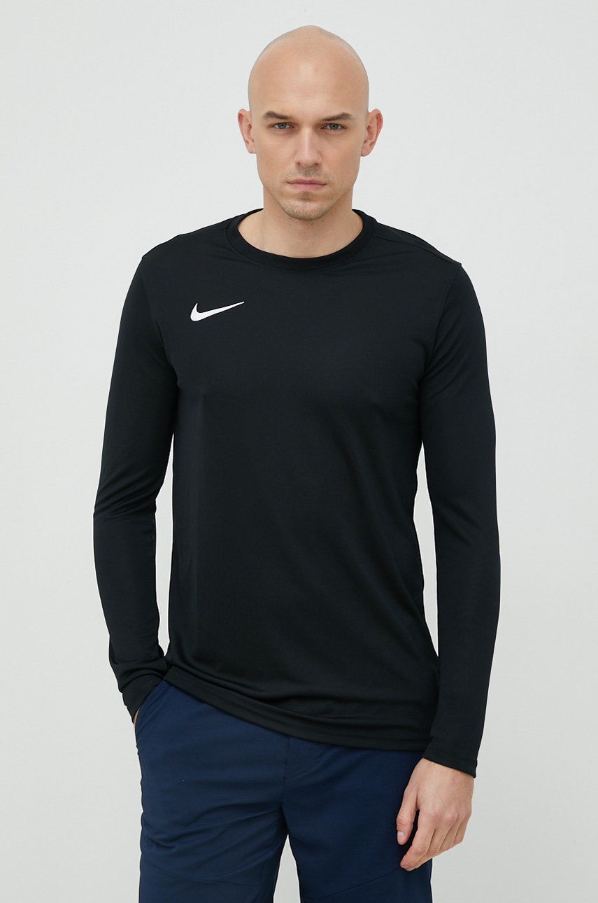 

Блуза с дълги ръкави за трениране Nike Park Vii в черно с изчистен дизайн, Черен