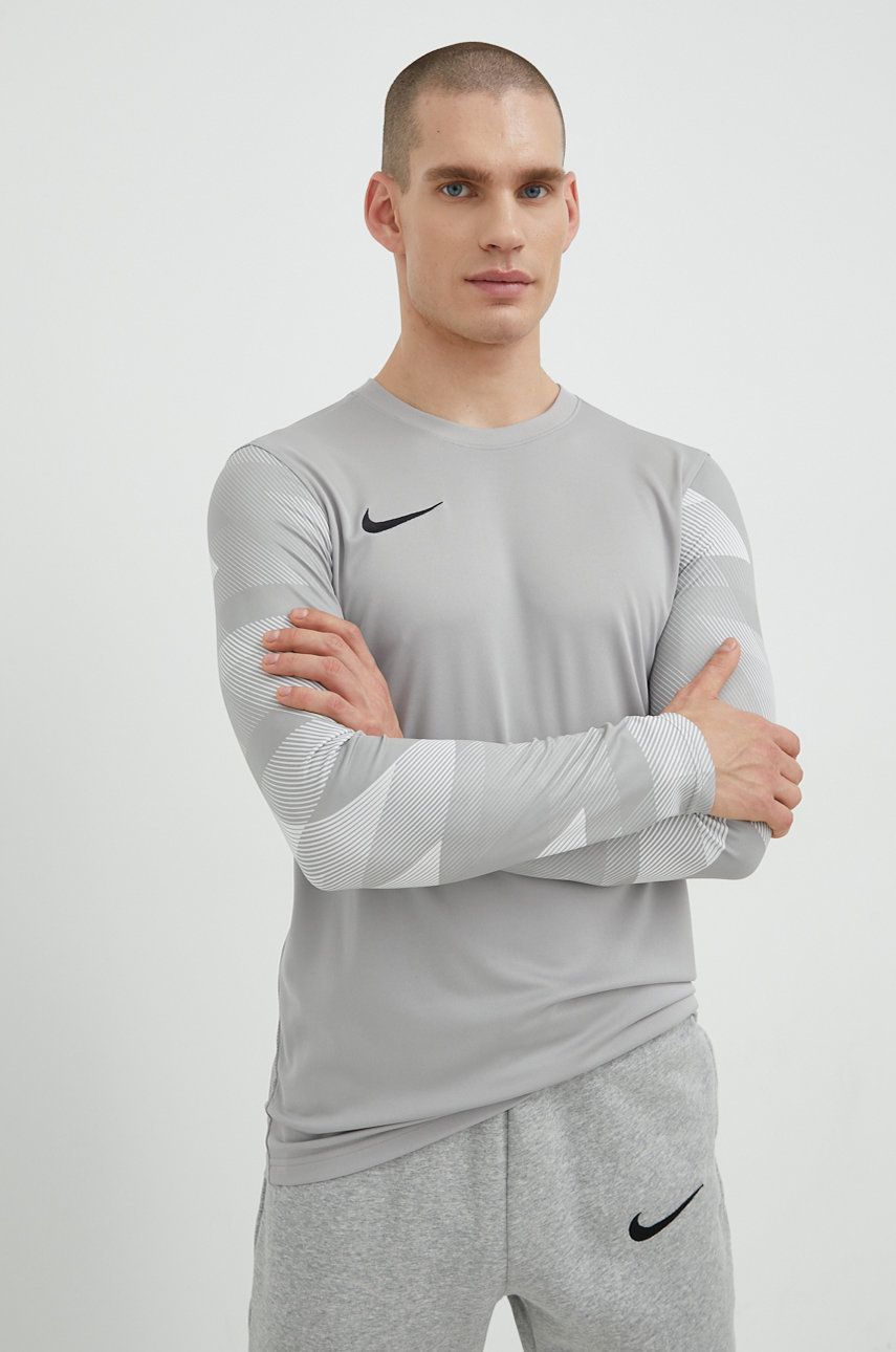 Nike longsleeve de antrenament Park Iv culoarea gri, modelator answear.ro imagine noua