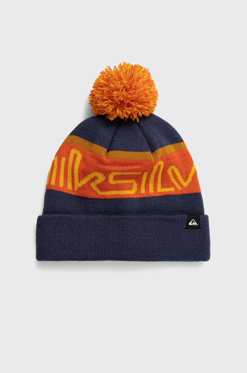 Quiksilver caciula copii culoarea albastru marin,