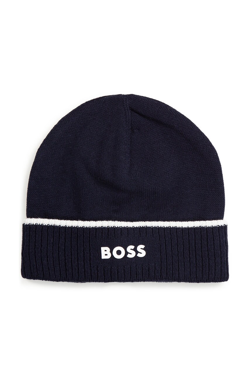 

Детская шапка BOSS цвет синий