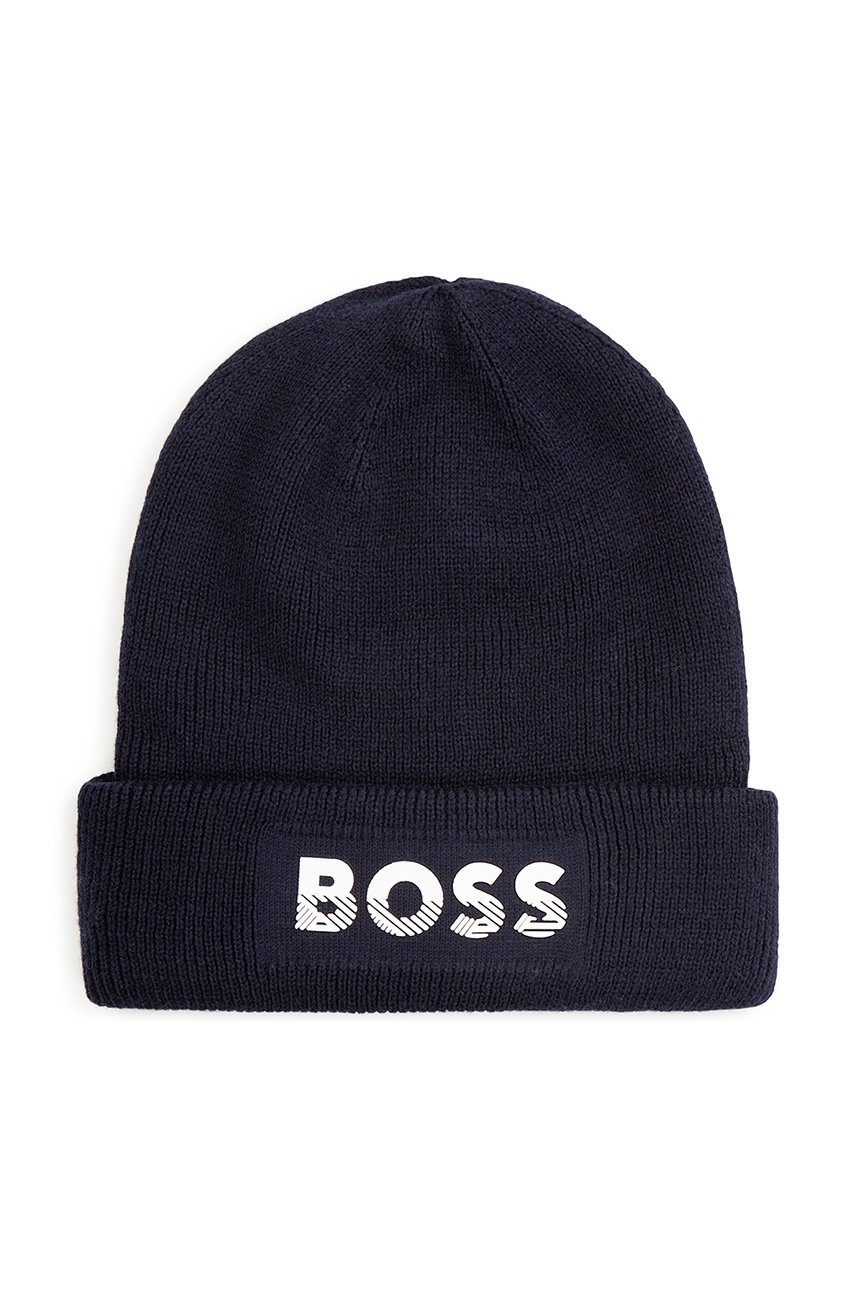 

Детская шапка BOSS цвет синий