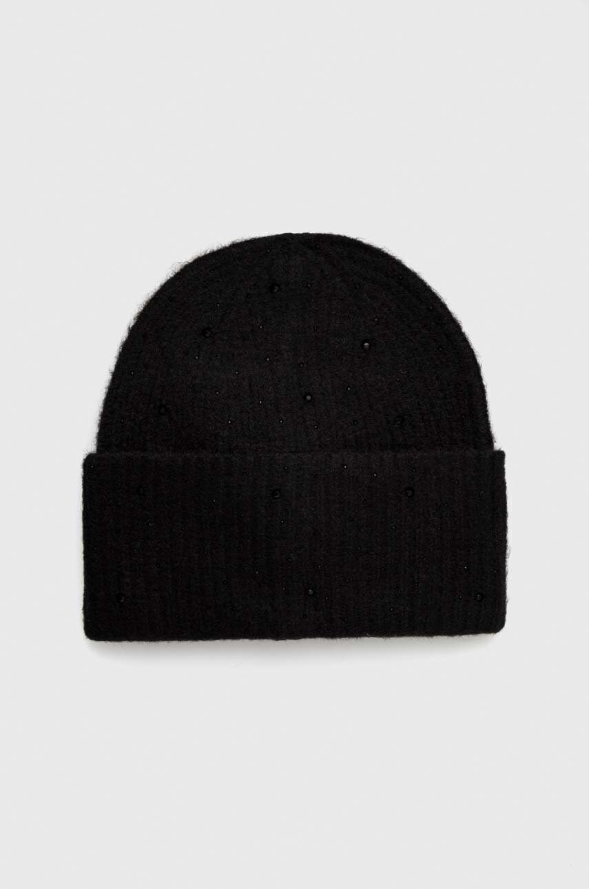 Only caciula din amestec de lana culoarea negru,