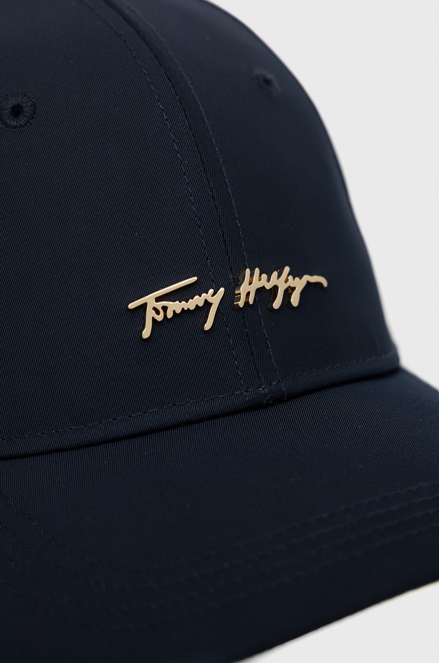 

Кепка Tommy Hilfiger колір синій з аплікацією