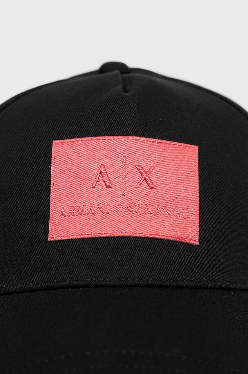 

Armani Exchange колір чорний з аплікацією