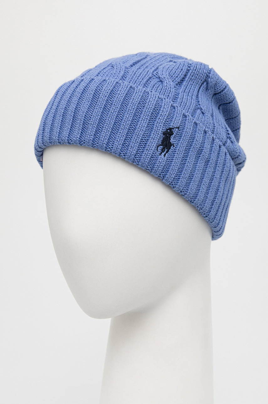 

Бавовняна шапка Polo Ralph Lauren з бавовни