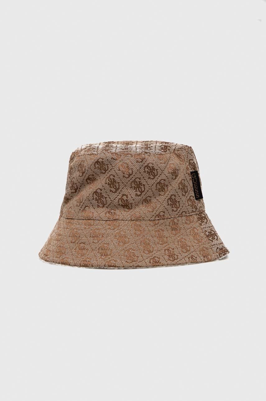

Капелюх Guess колір коричневий