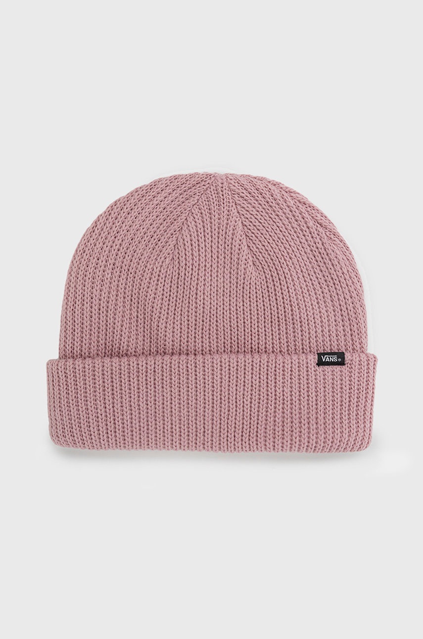 

Шапка Vans в розово, Розов