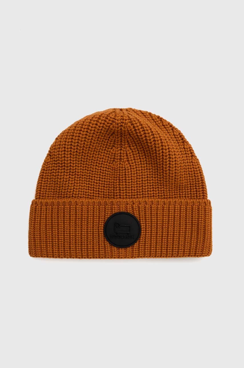 

Шерстяная шапка Woolrich цвет чёрный шерсть CFWOAC0169MRUF0663-100