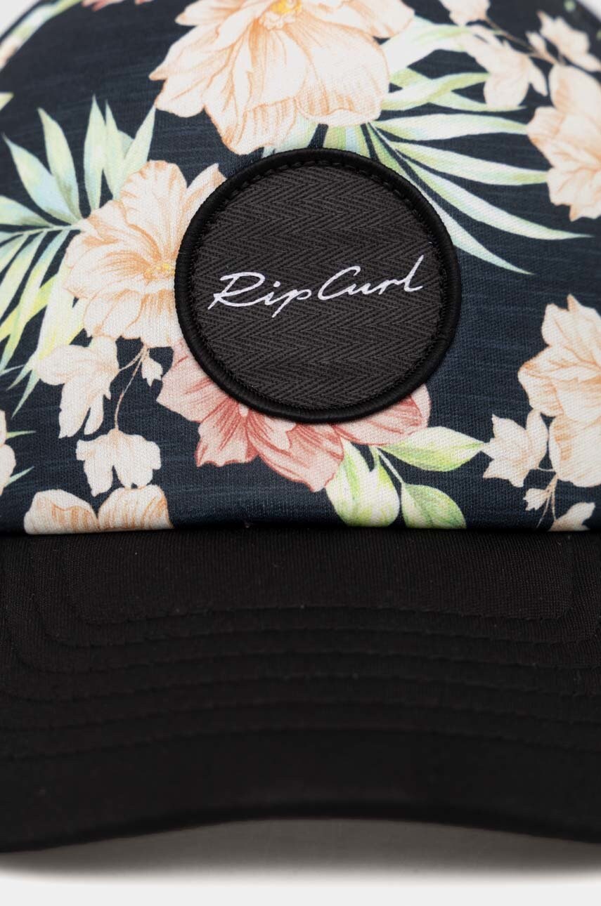 

Кепка Rip Curl колір чорний з аплікацією